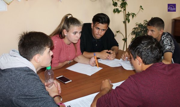 Студенты Профессионального училища Чадыр-Лунги дебатировали на экологическую тему