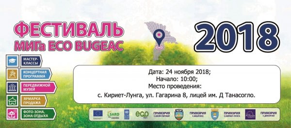 Фестиваль «Творчество разнообразия МИГа ECO Bugeac» пройдет в Кириет-Лунге